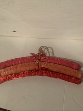 Vintage Satin Cottagecore Rustic Farm Pink Clothing Hangers