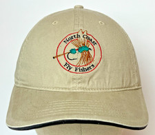 North Coast Fly Fishers beige embroidered adj...