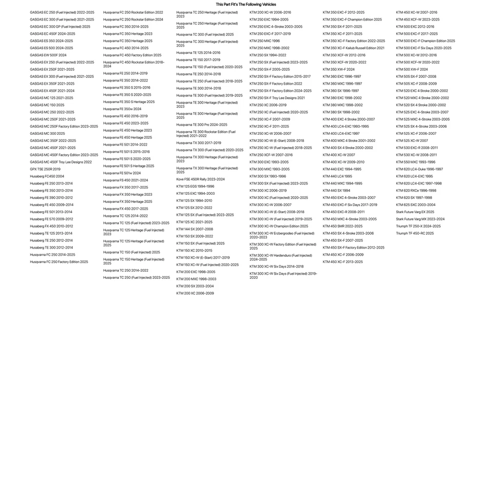Piñón trasero Renthal TwinRing para Husqvarna Fe 350 S 2015-2016, 2020-2023 Foto 2 de 2