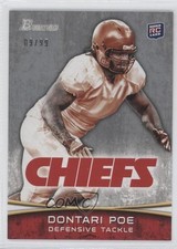 2012 Bowman Silver 9/99 Dontari Poe #192 0b2