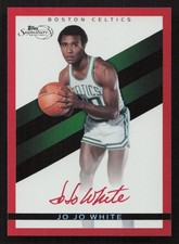 2008-09 Topps Signature Jo Jo White Facsimile Red #/869 #TS-JJW Card