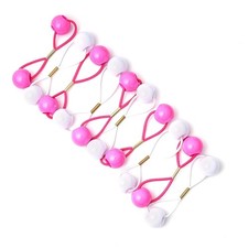 Colorful 16mm Ball Hair Ties for Women Girls Kids Toddlers, Bubble Ponytail