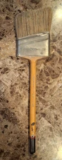 VINTAGE W.P. FULLER PAINTS 2.5" PAINT BRUSH, 80% BRISTLE, 20% OX HAIR