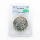 1881-S Morgan Dollar PGCS MS65 CAC San Francisco Mint US Silver Coin NR #C747-5