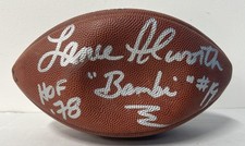 Lance Alworth Autographed Wilson NFL Game Football (HOF 78, Bambi)(deflated) JSA