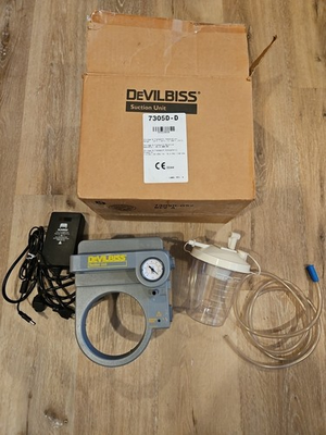 #ad DeVilbiss 7305 D D Portable Suction Unit w Adapter amp; Accessories $128.99
