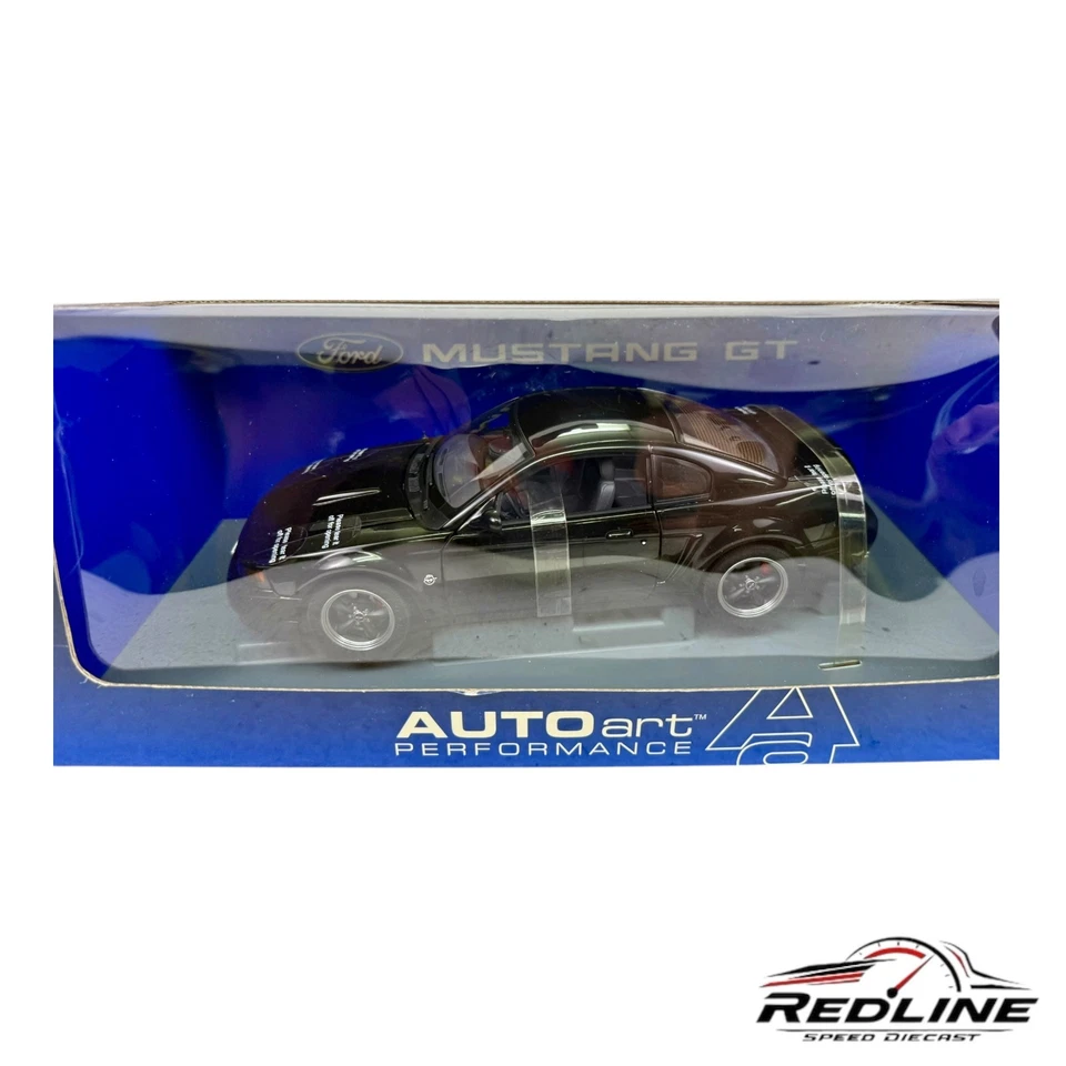 🐎🐎🐎AUTOart 40 aniversario 2004 Ford Mustang negro 1:18 B3🐎🐎🐎 Foto 2 de 4