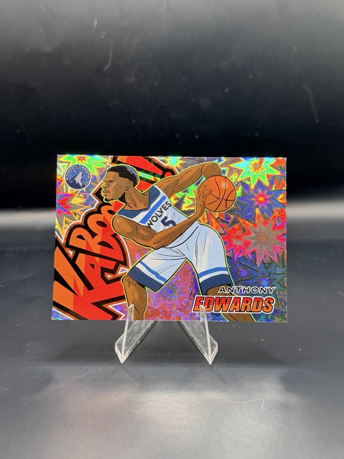 Anthony Edwards 2024-25 Panini Revolution Horizontal KaBOOM! SSP Minnesota