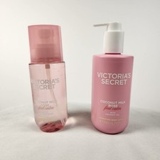 Victoria's Secret Coconut Milk Rose Full Size Body Mist and Lotion Bundle