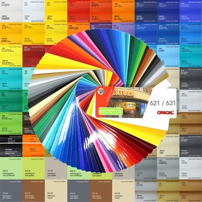 ORAFOL (12,89€/m²) 3m x 31cm ORACAL 621 Glanz 631 Matt Möbelfolie Plotterfolie Folie