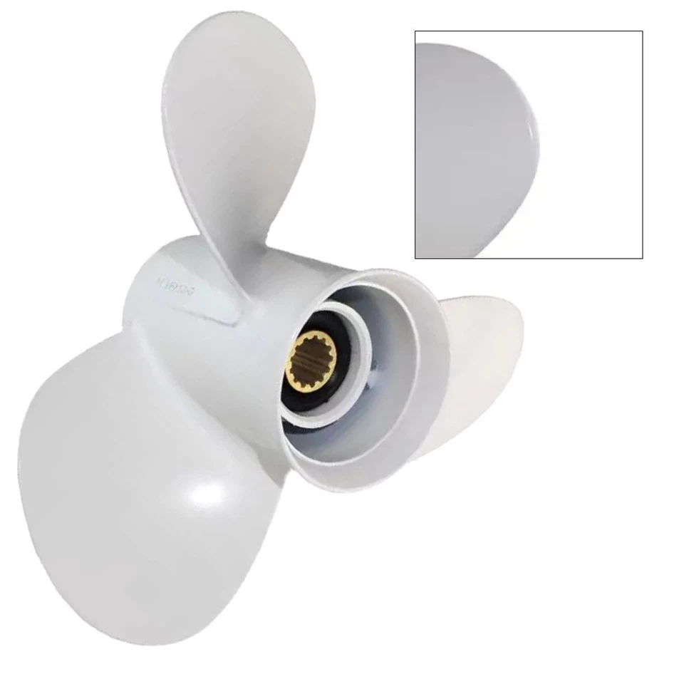 Stainless Steel 11 18 x 13 Pitch Propeller with 13 Teeth for 40 60HP Outboard - Image 3 of 4