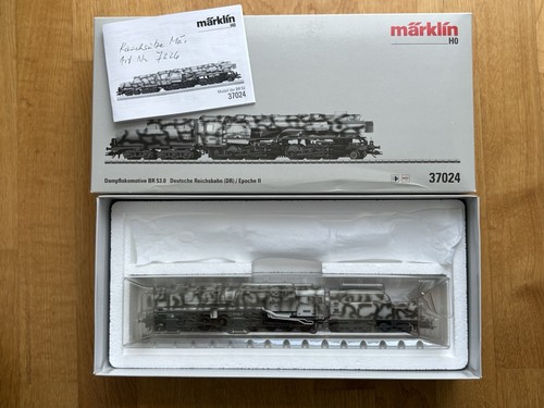 Märklin HO 37024 BR 53 Dampflok DRG Wintertarnfarben Lokomotive in OVP | Zustand: Gebraucht
