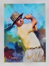 Sam Snead #3 Art Card Limited 30/50 Edward Vela Signed (Golf)