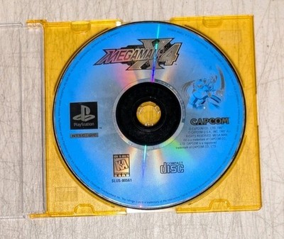 Mega Man X4 (PlayStation PS1) Black Label Disc Only Tested