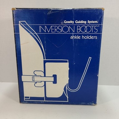 Vintage 1980 s Gravity Guiding System Metal Inversion Boots Ankle Holders 