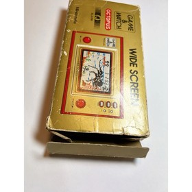 NINTENDO GAME AND & WATCH Octopus Wide Screen1981 w/ BOX Direct From Japan