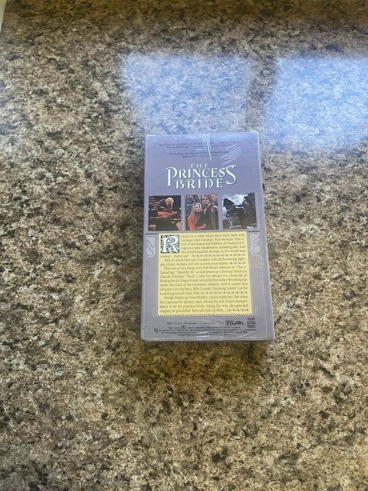 RARE Factory Sealed The Princess Bride VHS Nelson Entertainment NOS 1987 - Image 2 of 4