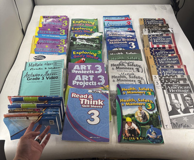 Abeka Homeschool Curriculum 3rd Grade Medium / Heavy Use See Pics Notes
