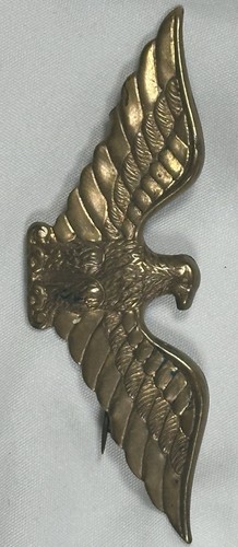 Civil War Original Brass Patriotic EAGLE Lapel Pin.