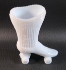 Boyd's Crystal Art Glass ROLLER SKATE Boot Shoe 1983-88 PATRIOT WHITE NOS 4-1/4" — photo 5