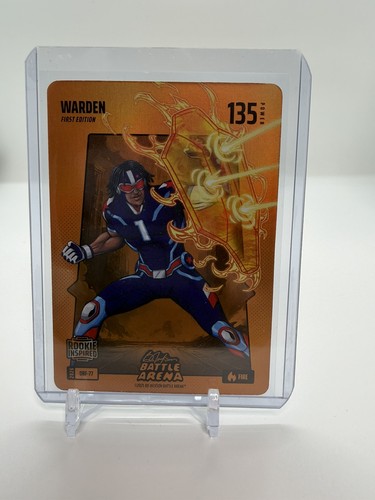 2026 Bo Jackson Battle Arena Warden Cam Ward Orange Battlefoil FIRE