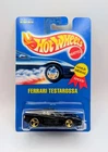 1991 Hot Wheels Black FERRARI TESTAROSSA gold medal speed #35 Gold Lace Wheels