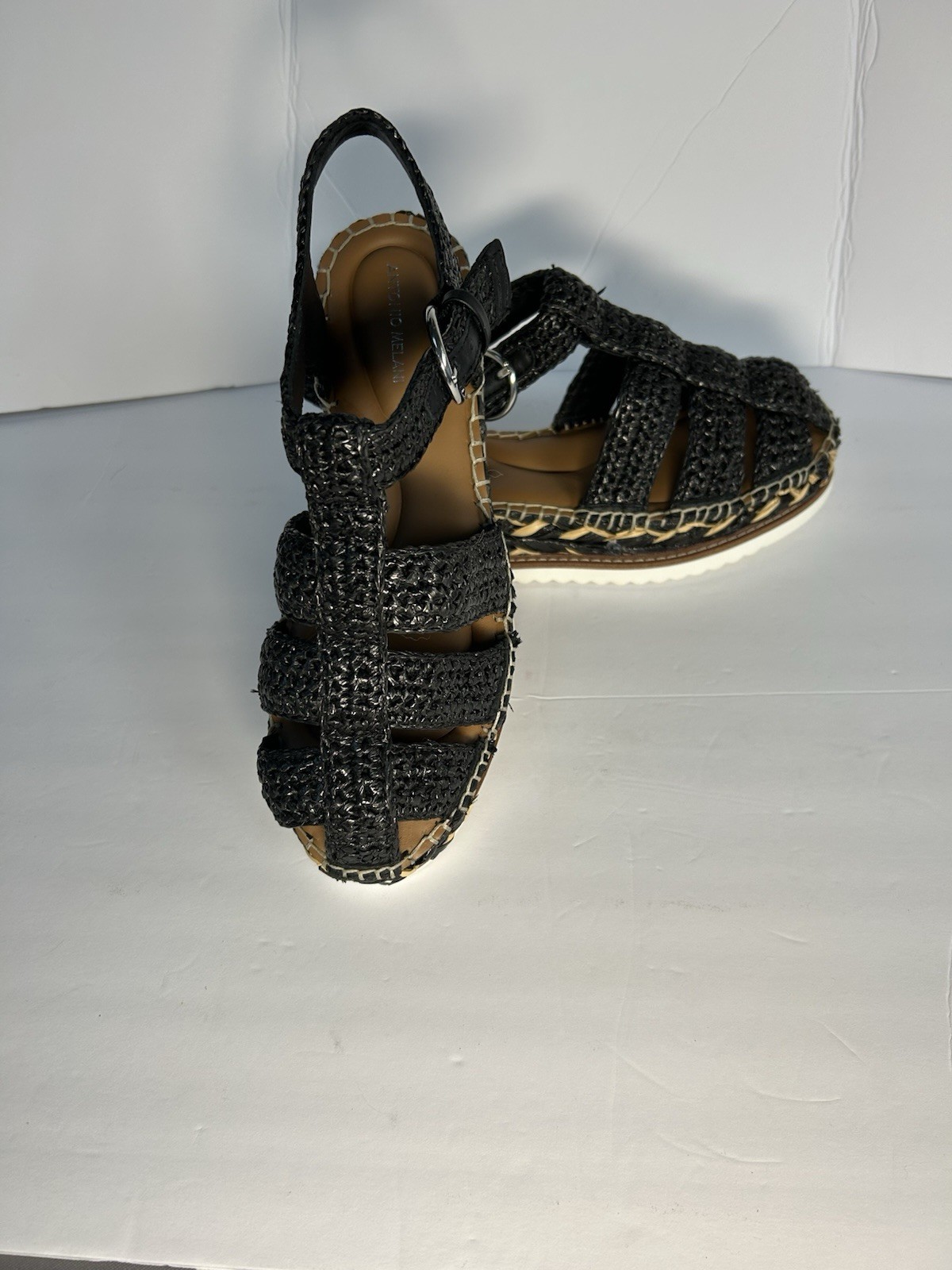 Cute And Comfortable Black Sandals Size 7
