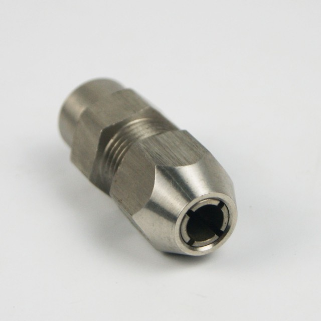 Stainless Steel 6mm Flex Shaft Coupler 1/4 inch Round Collet for RC Gas
