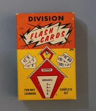 Vintage E.E. Fairchild Division Flash Cards 2-Sided