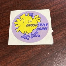 Vintage TREND MATTE Scratch and Sniff Stinky Stickers - LEMON