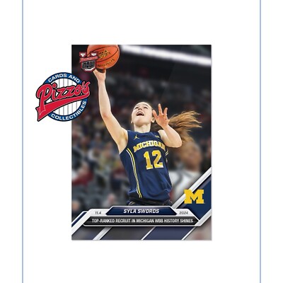Syla Swords Michigan Wolverines 2024-25 Bowman U NOW Basketball