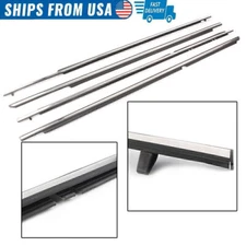4x Window Weatherstrip Moulding Trims Door Belts Seal Fit Toyota Camry 2007-2011