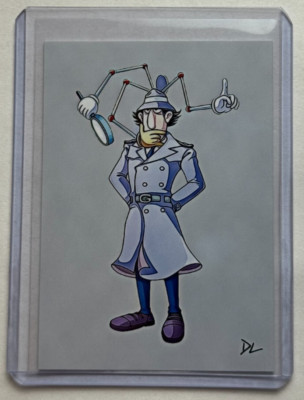 Inspector Gadget Limited Edition Artist Signed  Go-Go-Gadget  Trading Card 3/10