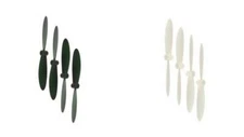 Hubsan X4 H107D 1 Set of 4 Each Black and White 55mm Propellers