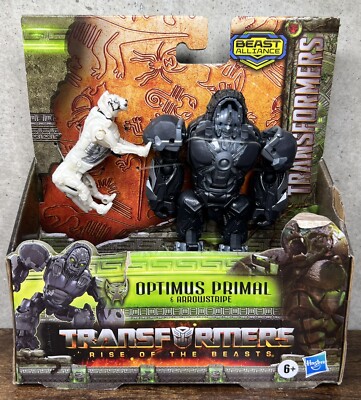 Transformers Rise of the Beasts Weaponizer Optimus Primal Arrowstripe Hasbro NEW