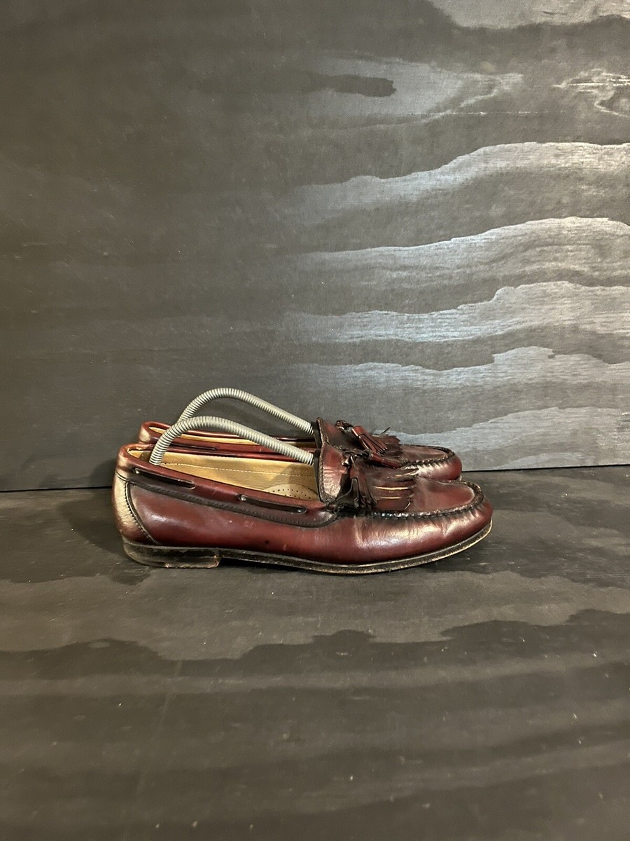 G.H. Bass Weejuns Shoes Mens Size 10.5 Burgundy Leather 