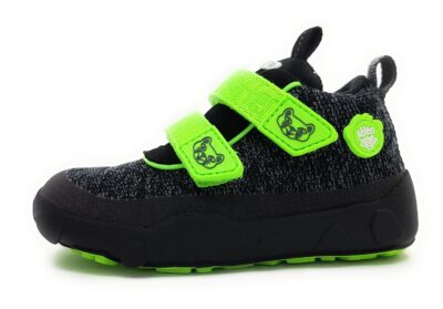 Affenzahn Happy Panther Kinderschuhe Jungen Klettschuh Schwarz Freizeit
