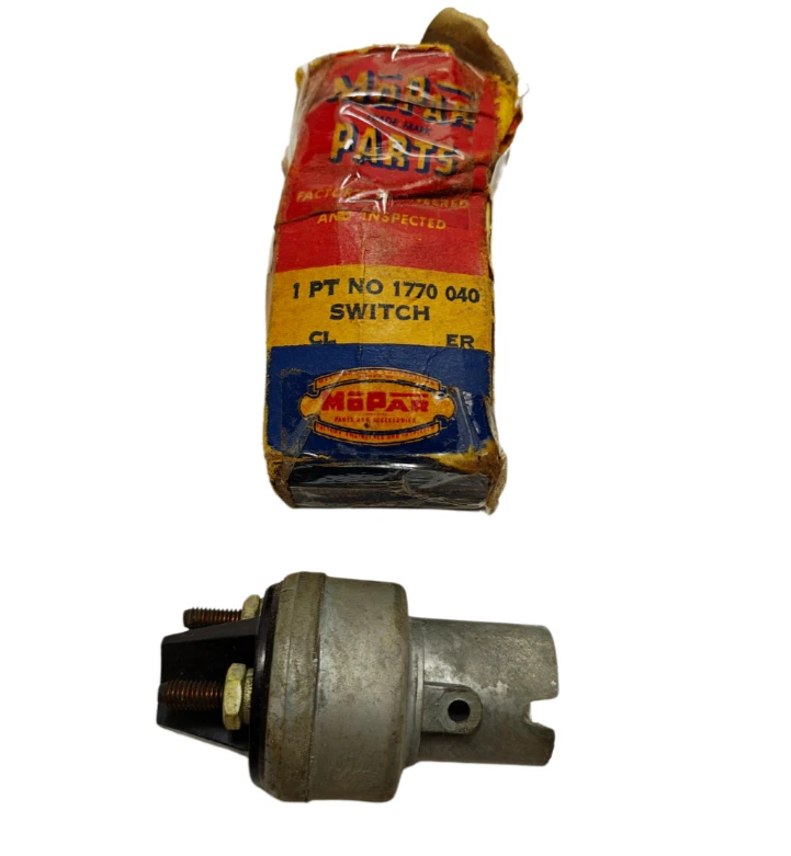 Interruptor de encendido automático de 3 velocidades Chrysler Dodge Windsor 1957-1958 1770040 nuevo en stock Foto 2 de 4