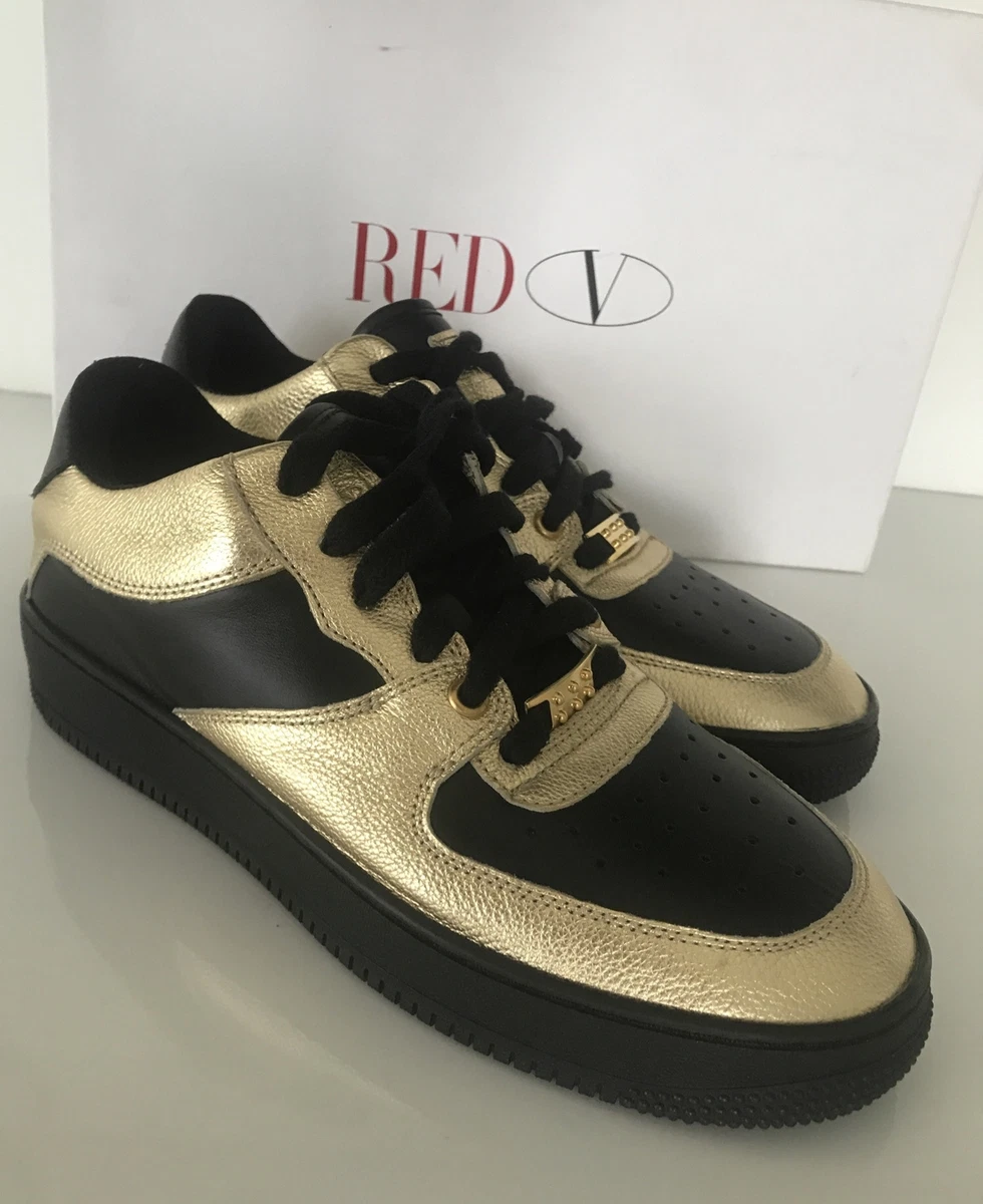 Glam Slam Black Gold Sneakers Women | eBay