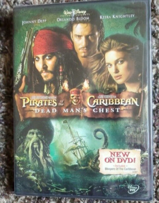 Pirates Of The Caribbean: Dead Man's Chest - Johnny Depp - 2006 DVD - New Sealed