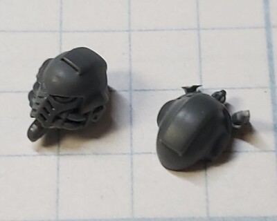 40k Space Marines Bits Sternguard Veterans Removed Stowed Helmet Set