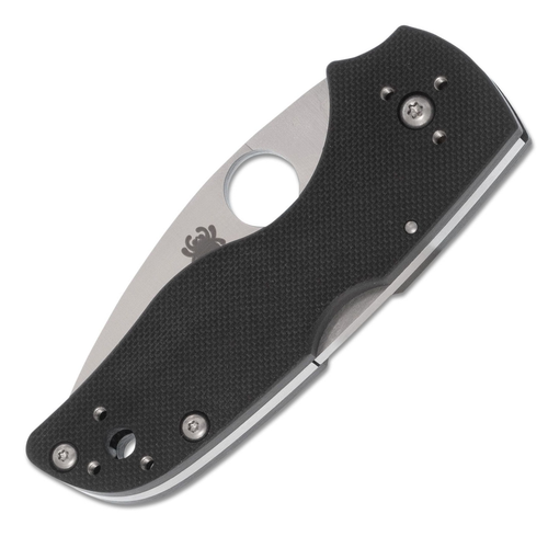 Spyderco Lil Native Lockback CPM-S30V Plain Blade Black G10 Handles C230MBGP - Picture 2 of 4
