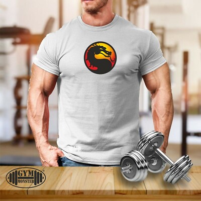 Dragon Gym T-Shirt Gym Kleidung Bodybuilding Training Workout Übung Herren Top
