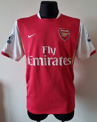 Arsenal 2006 - 2008 Home football Nike shirt #20 Djourou size