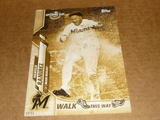 2020 Topps Opening Day WALK THIS WAY JUMBO GOLD 5 X 7 02/10 HAROLD RAMIREZ