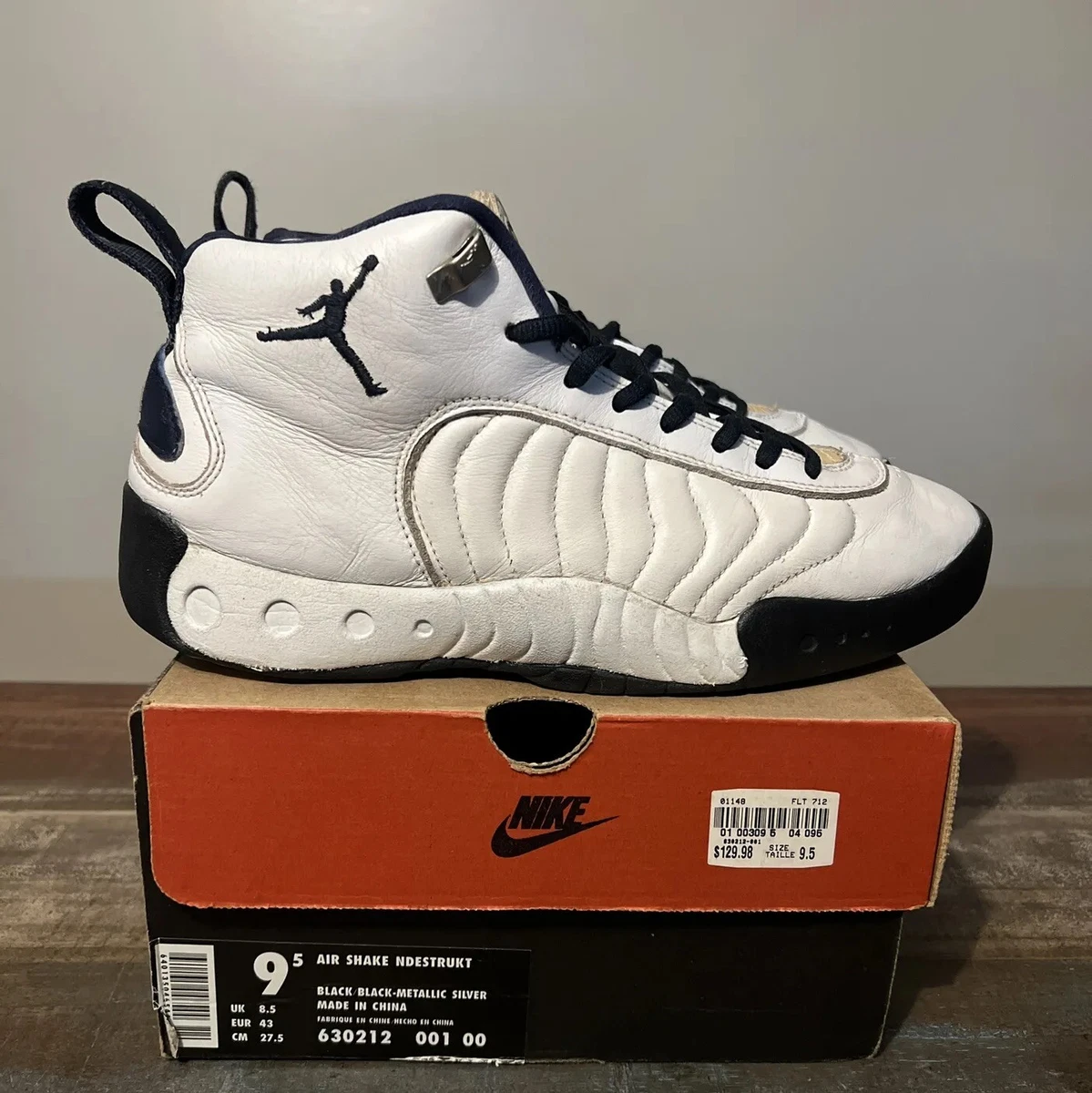 Jordan Jumpman Pro 1996 White Midnight Navy for Sale