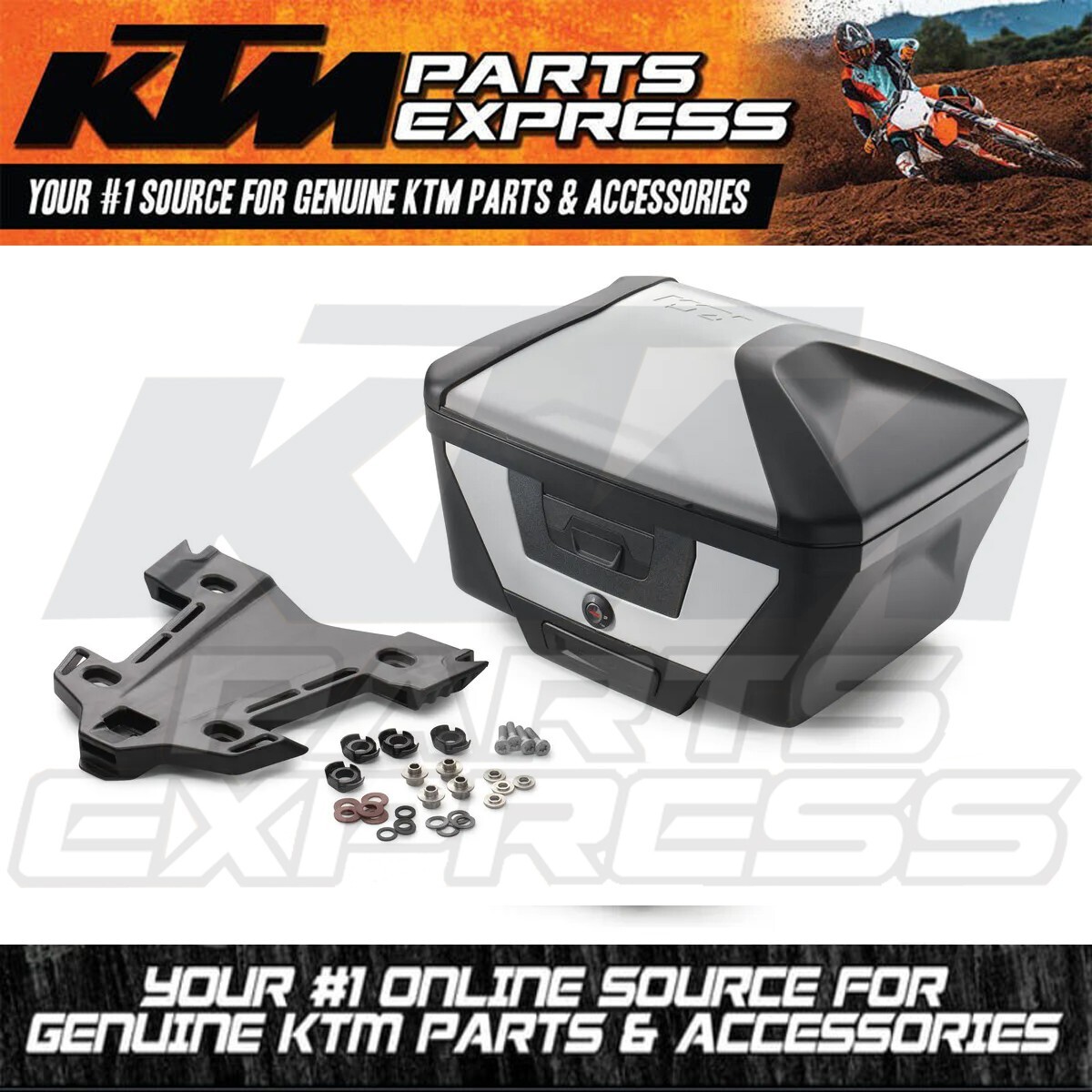NEW OEM KTM TOURING TOP CASE 36 L 19.6 x 13.3 x 14.96 ADVENTURE