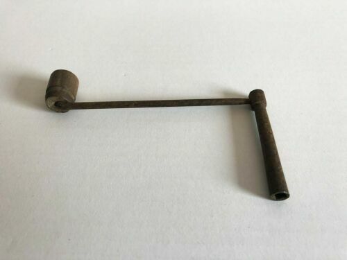 Ancienne Clé à Molette-Marteau Allemande - Outil De Métier Avec Manche Torsadé (Design 1940-1960)