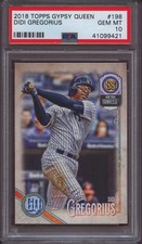 2018 Topps Gypsy Queen 198 Didi Gregorius PSA 10 Gem Mint Yankees Diamondbacks 