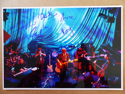 BROKEN RECORDS signed Autograph 8x12 Photo Scotland Band